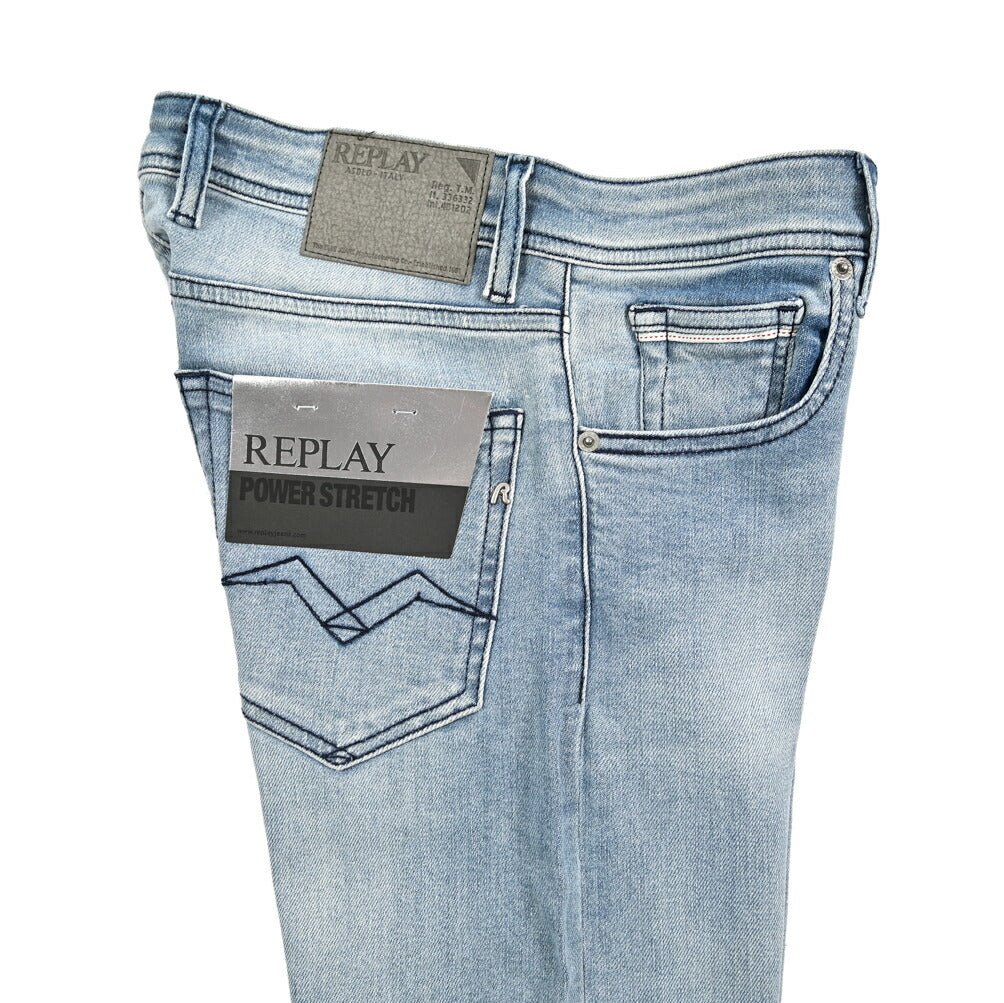 秋冬先行セール｜REPLAY GROVER ストレッチデニム ストレートフィットジーンズ / MA972｜427191-W29-L30｜GUARDAROBA MILANO OFFICIAL STORE