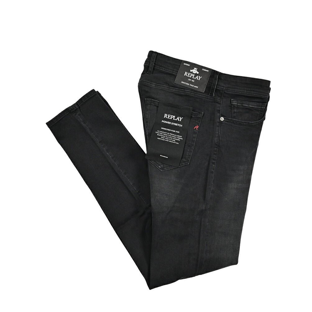 REPLAY GROVER パワーストレッチデニム ストレートフィットジーンズ / MA972｜429417｜GUARDAROBA MILANO OFFICIAL STORE