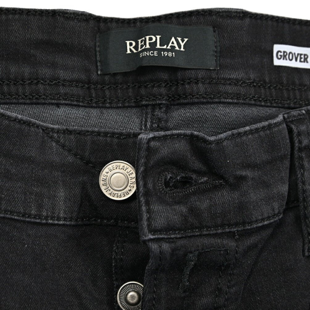 REPLAY GROVER パワーストレッチデニム ストレートフィットジーンズ / MA972｜429417｜GUARDAROBA MILANO OFFICIAL STORE