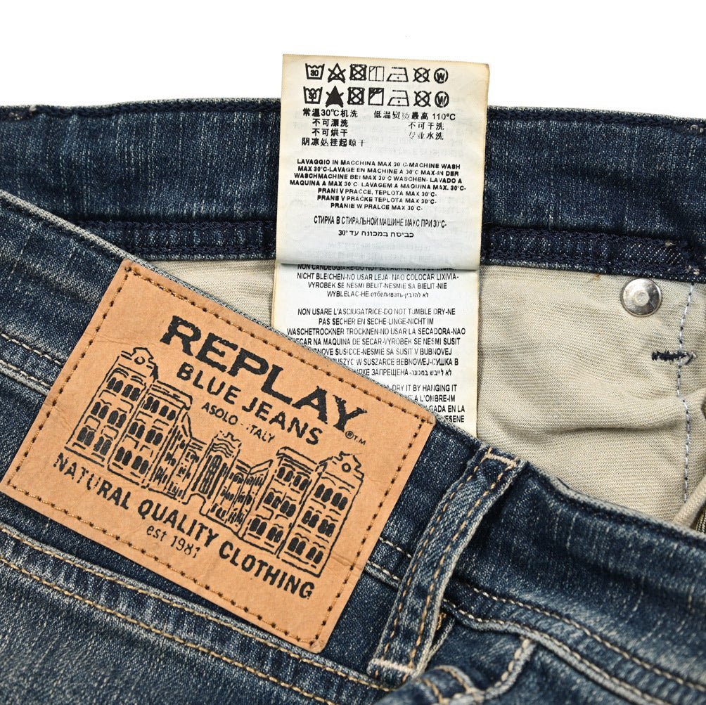 REPLAY GROVER パワーストレッチデニム ストレートフィットジーンズ / MA972｜429528｜GUARDAROBA MILANO OFFICIAL STORE