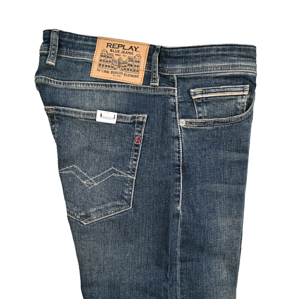 REPLAY GROVER パワーストレッチデニム ストレートフィットジーンズ / MA972｜429528｜GUARDAROBA MILANO OFFICIAL STORE