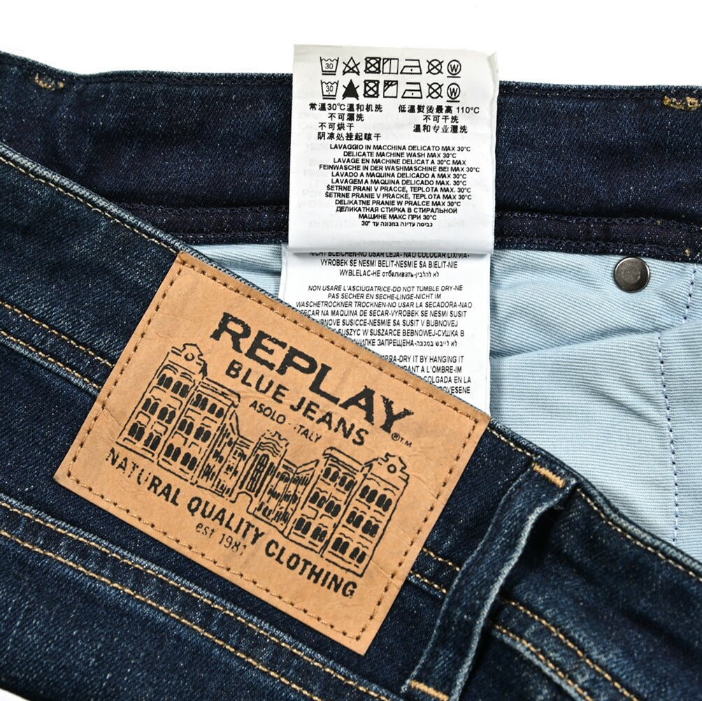 REPLAY GROVER パワーストレッチデニム ストレートフィットジーンズ / MA972｜429576｜GUARDAROBA MILANO OFFICIAL STORE