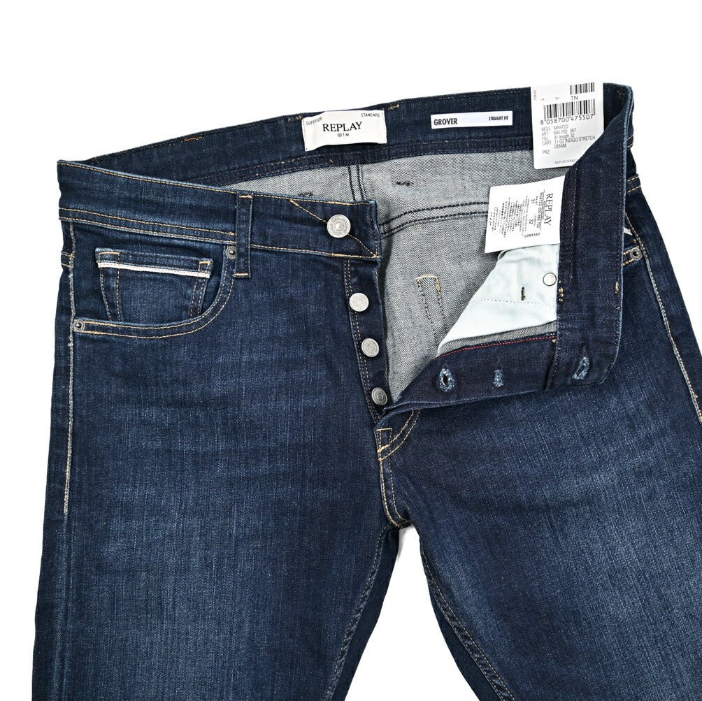 秋冬先行セール｜REPLAY GROVER ストレッチデニム ストレートフィットジーンズ / MA972D｜429385｜GUARDAROBA MILANO OFFICIAL STORE