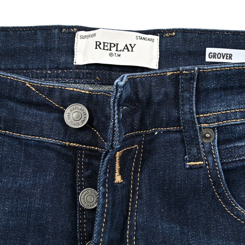 秋冬先行セール｜REPLAY GROVER ストレッチデニム ストレートフィットジーンズ / MA972D｜429385｜GUARDAROBA MILANO OFFICIAL STORE