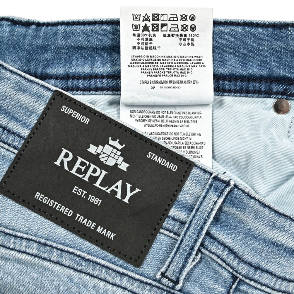 秋冬先行セール｜REPLAY GROVER ストレッチデニム ストレートフィットジーンズ / MA972Z｜427205-W29-L30｜GUARDAROBA MILANO OFFICIAL STORE