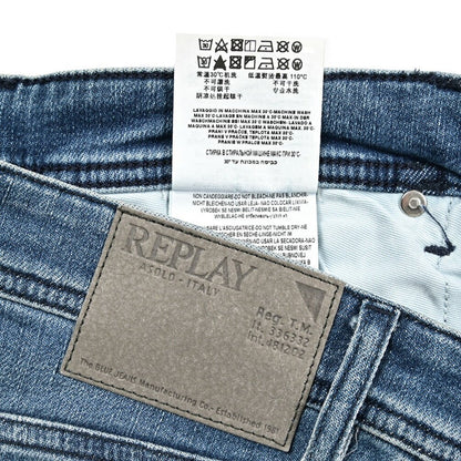 REPLAY GROVER ストレッチデニム ストレートフィットジーンズ / MA972Z｜428597-W28-L32｜GUARDAROBA MILANO OFFICIAL STORE