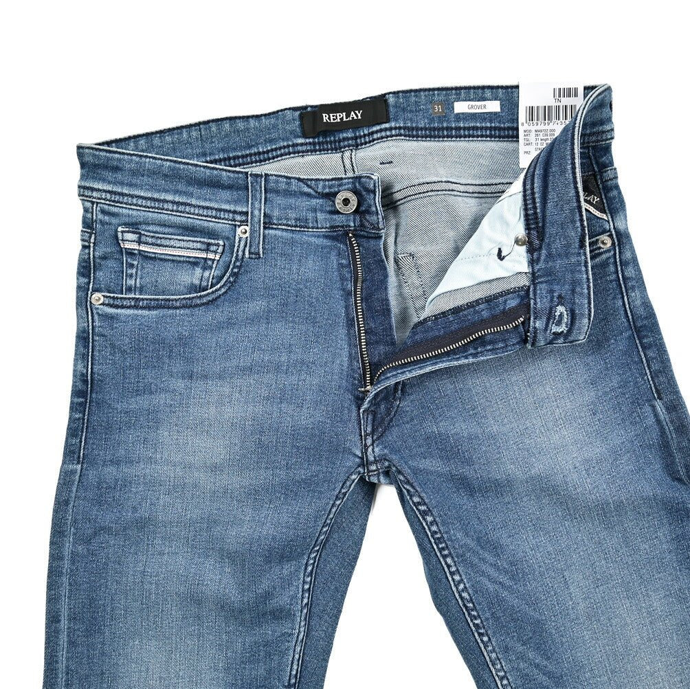 REPLAY GROVER ストレッチデニム ストレートフィットジーンズ / MA972Z｜428597-W28-L32｜GUARDAROBA MILANO OFFICIAL STORE