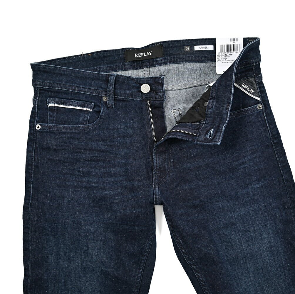 REPLAY GROVER ストレッチデニム ストレートフィットジーンズ / MA972Z｜428701-W32-L32｜GUARDAROBA MILANO OFFICIAL STORE