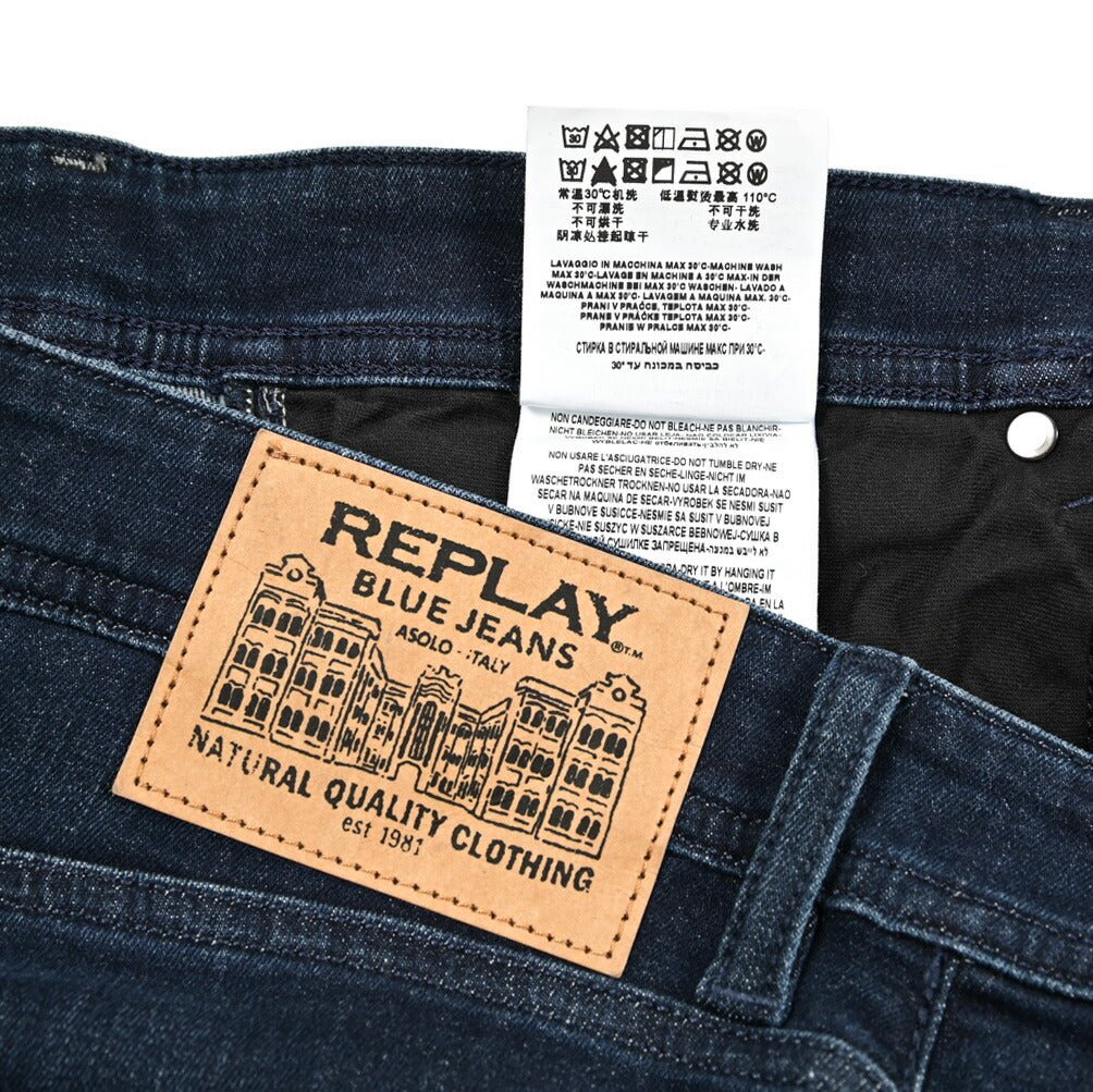 REPLAY GROVER ストレッチデニム ストレートフィットジーンズ / MA972Z｜428701-W32-L32｜GUARDAROBA MILANO OFFICIAL STORE