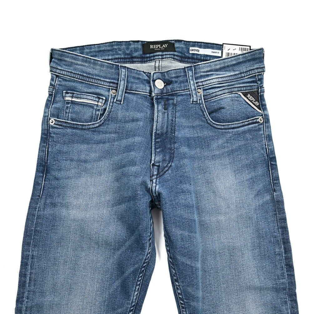 REPLAY GROVER ストレッチデニム ストレートフィットジーンズ / MA972Z｜429157-W29-L30｜GUARDAROBA MILANO OFFICIAL STORE
