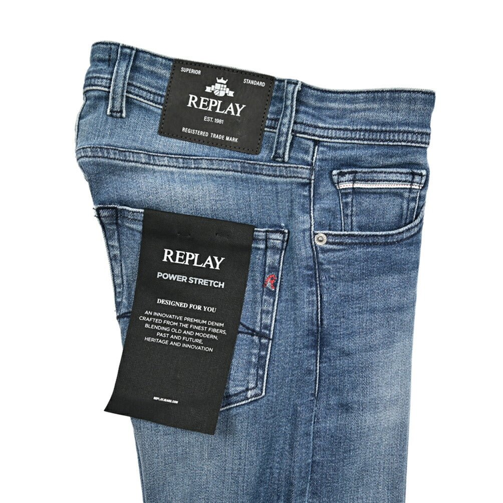 REPLAY GROVER ストレッチデニム ストレートフィットジーンズ / MA972Z｜429157-W29-L30｜GUARDAROBA MILANO OFFICIAL STORE