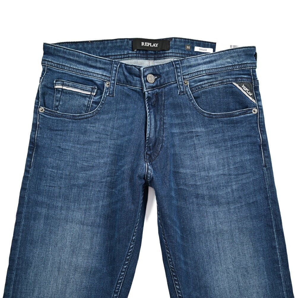 REPLAY GROVER ストレッチデニム ストレートフィットジーンズ / MA972Z｜429337-W30-L30｜GUARDAROBA MILANO OFFICIAL STORE