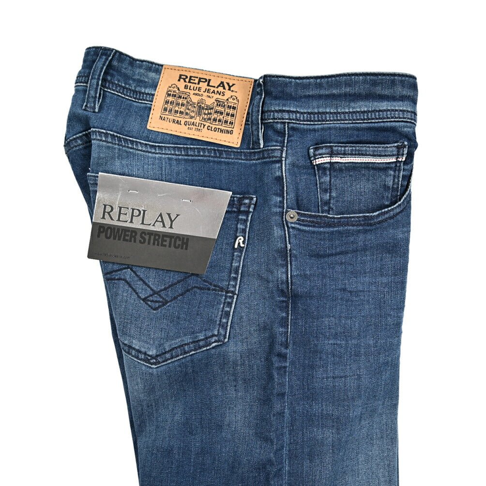 REPLAY GROVER ストレッチデニム ストレートフィットジーンズ / MA972Z｜429337-W30-L30｜GUARDAROBA MILANO OFFICIAL STORE