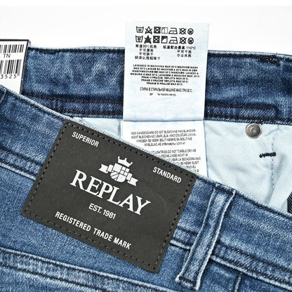REPLAY GROVER ストレッチデニム ストレートフィットジーンズ / MA972Z｜429346-W31-L30｜GUARDAROBA MILANO OFFICIAL STORE