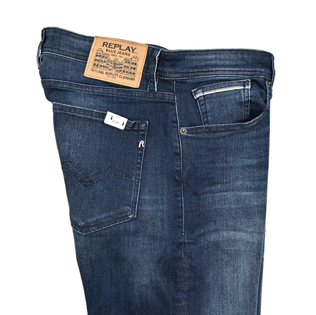 秋冬先行セール｜REPLAY GROVER ストレッチデニム ストレートフィットジーンズ / MA972Z｜429396-W32-L30｜GUARDAROBA MILANO OFFICIAL STORE