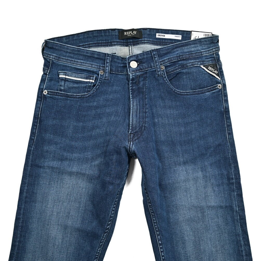 REPLAY GROVER パワーストレッチデニム ストレートフィットジーンズ / MA972Z｜429416｜GUARDAROBA MILANO OFFICIAL STORE