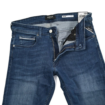 REPLAY GROVER パワーストレッチデニム ストレートフィットジーンズ / MA972Z｜429416｜GUARDAROBA MILANO OFFICIAL STORE