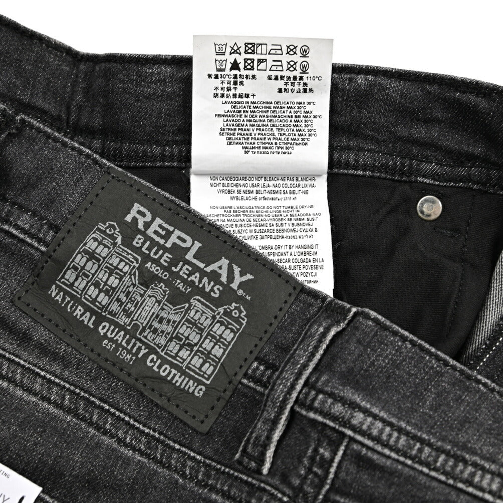 REPLAY JONDRILL ストレッチデニム スキニーフィットジーンズ / MA913｜429581｜GUARDAROBA MILANO OFFICIAL STORE