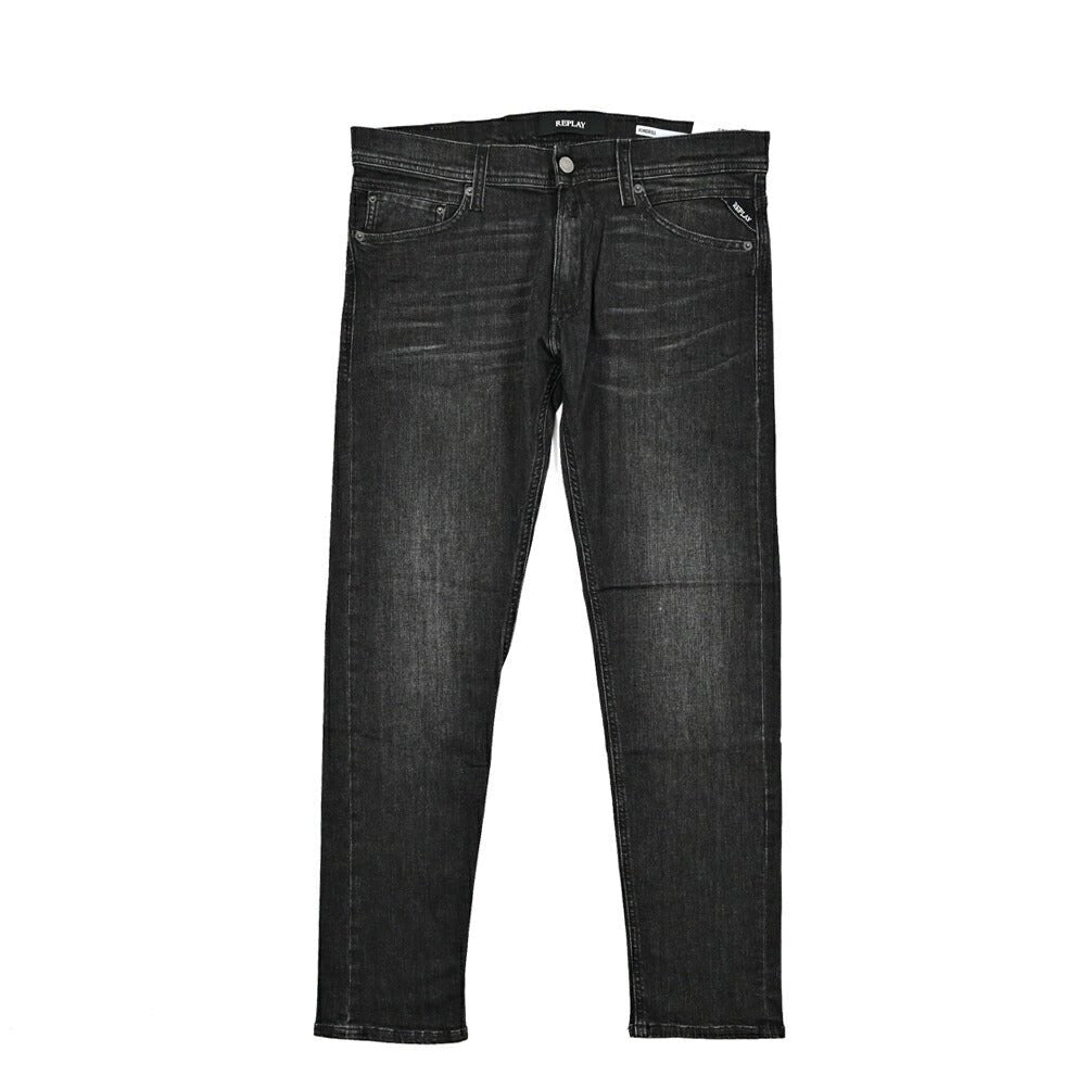 REPLAY リプレイ JONDRILL ストレッチブラックスキニーデニムパンツ REPLAY/リプレイ/JONDRILL スキニー スキニ― JONDRILL Hyperflex