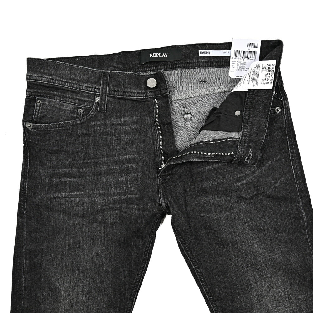 REPLAY JONDRILL ストレッチデニム スキニーフィットジーンズ / MA931｜429190-W32-L30｜GUARDAROBA MILANO OFFICIAL STORE