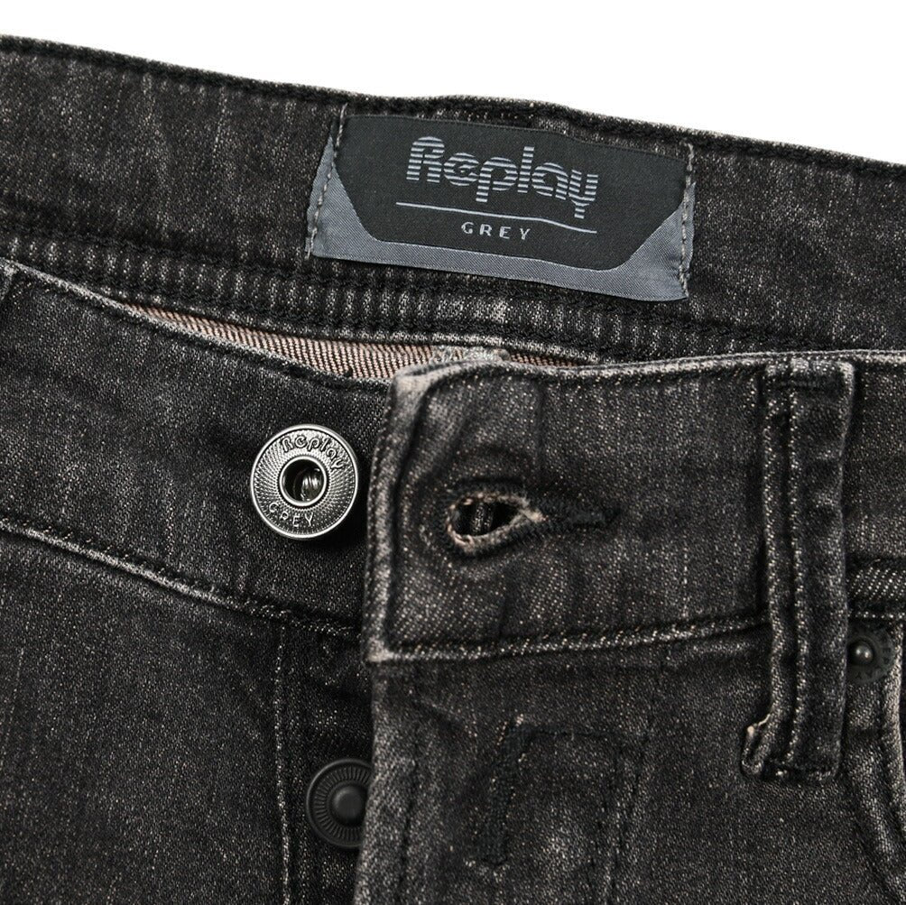 秋冬先行セール｜REPLAY LANNY ストレッチデニム リラックステーパードジーンズ / M1018｜428663-W30-L32｜GUARDAROBA MILANO OFFICIAL STORE