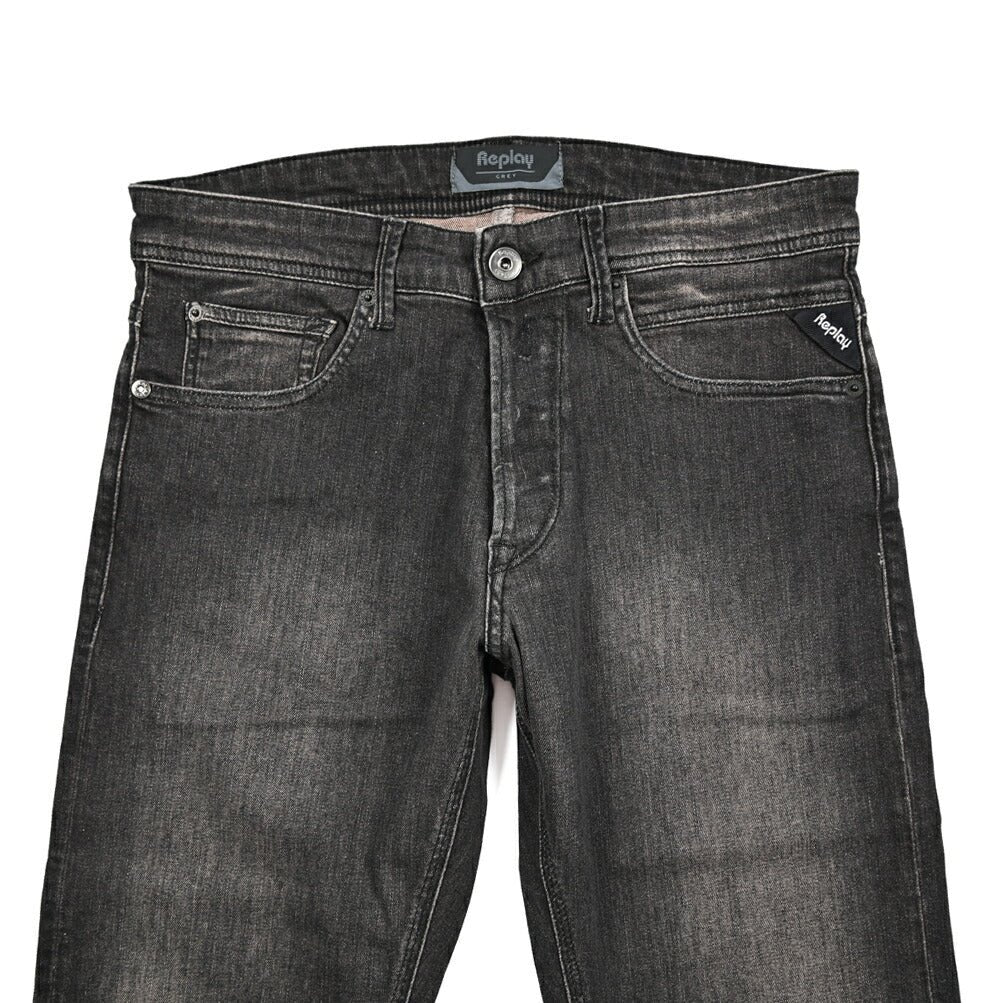 秋冬先行セール｜REPLAY LANNY ストレッチデニム リラックステーパードジーンズ / M1018｜428663-W30-L32｜GUARDAROBA MILANO OFFICIAL STORE