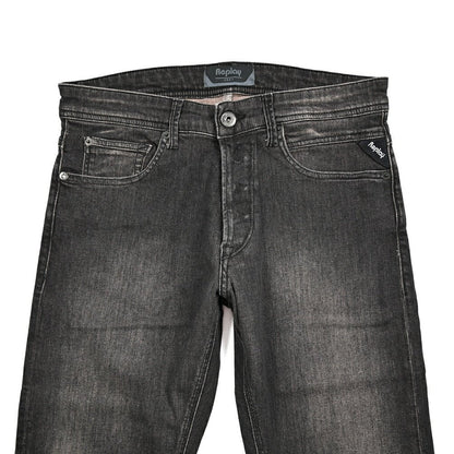 秋冬先行セール｜REPLAY LANNY ストレッチデニム リラックステーパードジーンズ / M1018｜428663-W30-L32｜GUARDAROBA MILANO OFFICIAL STORE