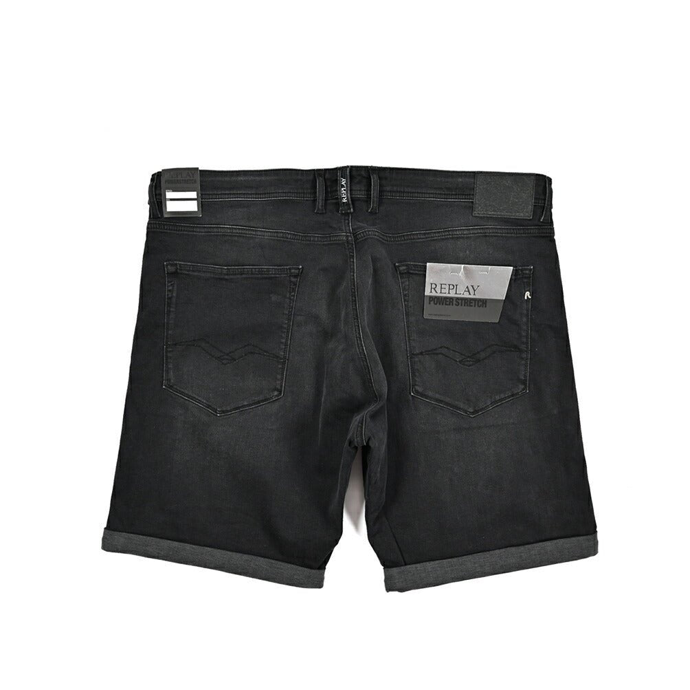 REPLAY ストレッチデニム テーパードショーツ / MG981Y｜429093｜GUARDAROBA MILANO OFFICIAL STORE