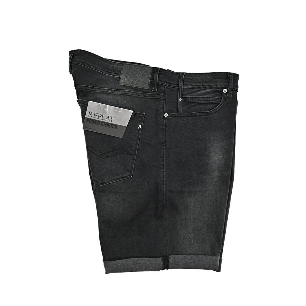 REPLAY ストレッチデニム テーパードショーツ / MG981Y｜429093｜GUARDAROBA MILANO OFFICIAL STORE