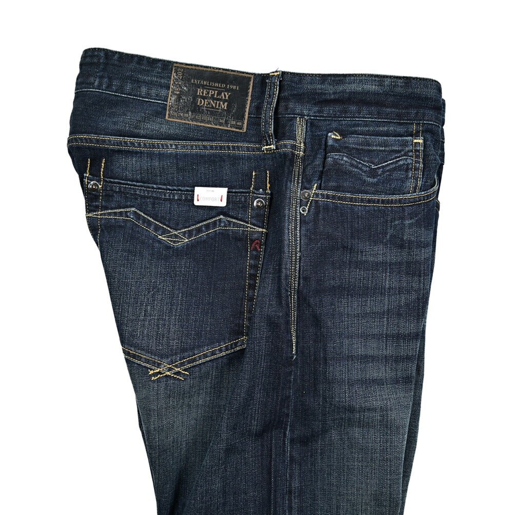 REPLAY NEWBILL コットン100%デニム コンフォートフィットジーンズ / MA955｜429128-W32-L30｜GUARDAROBA MILANO OFFICIAL STORE