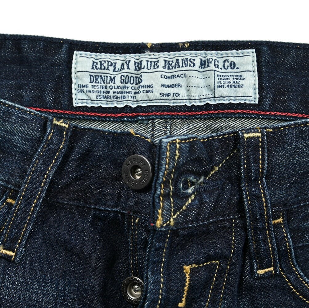 REPLAY NEWBILL コットン100%デニム コンフォートフィットジーンズ / MA955｜429128-W32-L30｜GUARDAROBA MILANO OFFICIAL STORE