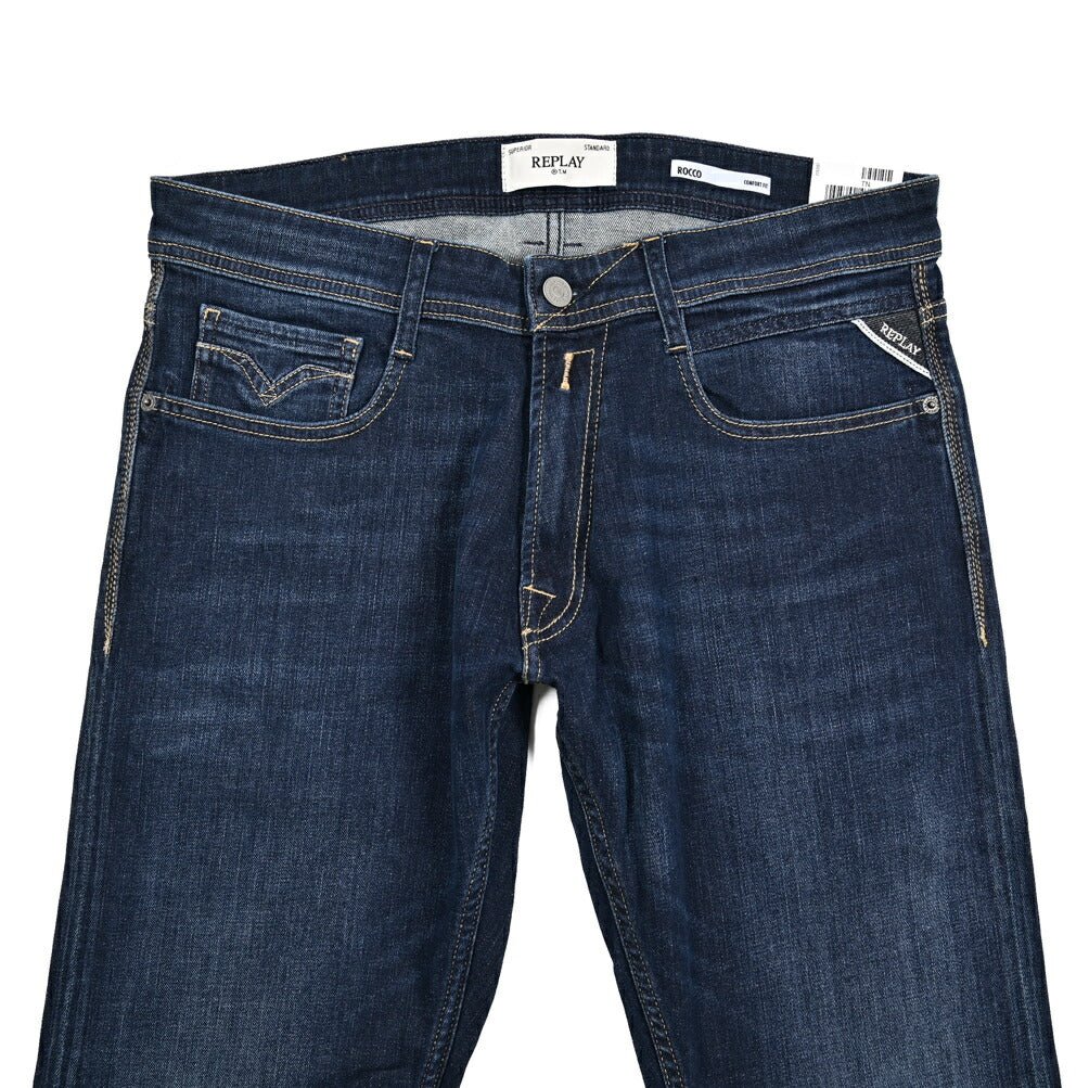 秋冬先行セール｜REPLAY ROCCO ストレッチデニム コンフォートフィットジーンズ / M1005｜429378-W32-L32｜GUARDAROBA MILANO OFFICIAL STORE