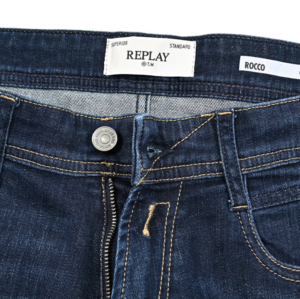 秋冬先行セール｜REPLAY ROCCO ストレッチデニム コンフォートフィットジーンズ / M1005｜429378-W32-L32｜GUARDAROBA MILANO OFFICIAL STORE