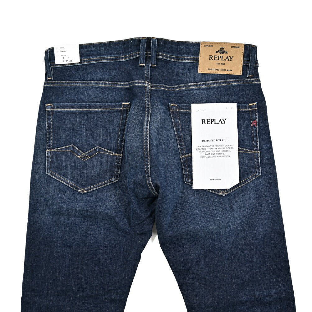 秋冬先行セール｜REPLAY ROCCO ストレッチデニム コンフォートフィットジーンズ / M1005｜429378-W32-L32｜GUARDAROBA MILANO OFFICIAL STORE