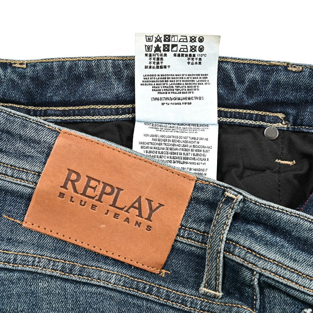 REPLAY RONAS ストレッチデニム スリムフィットジーンズ / MCA946｜429264-W32-L32｜GUARDAROBA MILANO OFFICIAL STORE