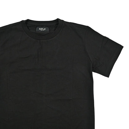 REPLAY ストレッチコットン 半袖Tシャツ ブラック M | GUARDAROBA MILANO OFFICIAL STORE