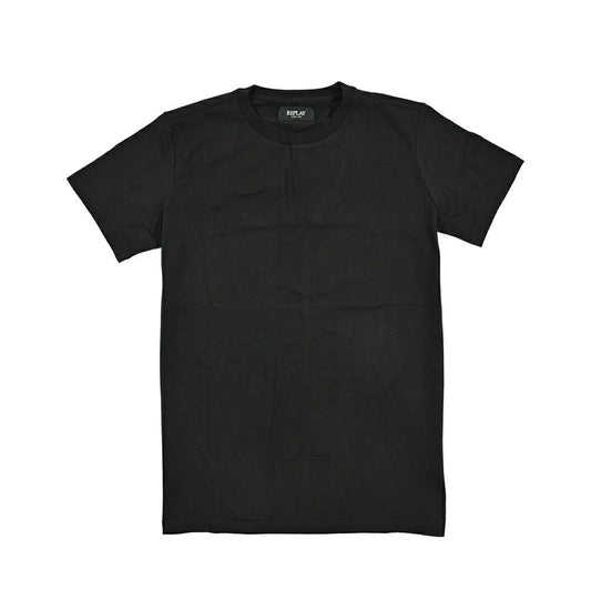 REPLAY ストレッチコットン 半袖Tシャツ ブラック M | GUARDAROBA MILANO OFFICIAL STORE