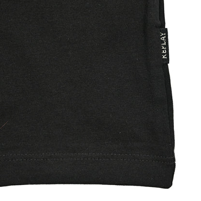REPLAY ストレッチコットン 半袖Tシャツ ブラック M | GUARDAROBA MILANO OFFICIAL STORE