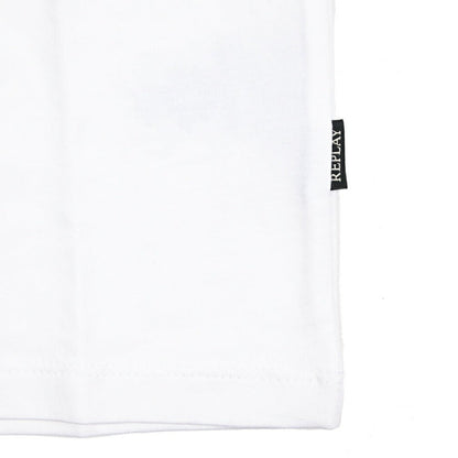 REPLAY ストレッチコットン 半袖Tシャツ ホワイト XS | GUARDAROBA MILANO OFFICIAL STORE
