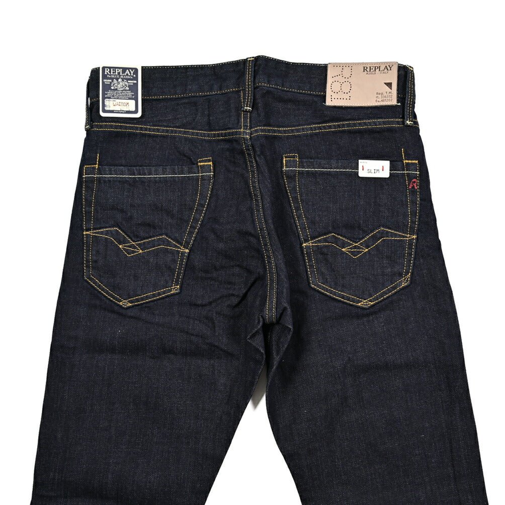 REPLAY WAITOM コットン100%デニム レギュラーフィットジーンズ / M983｜429141-W30-L32｜GUARDAROBA MILANO OFFICIAL STORE