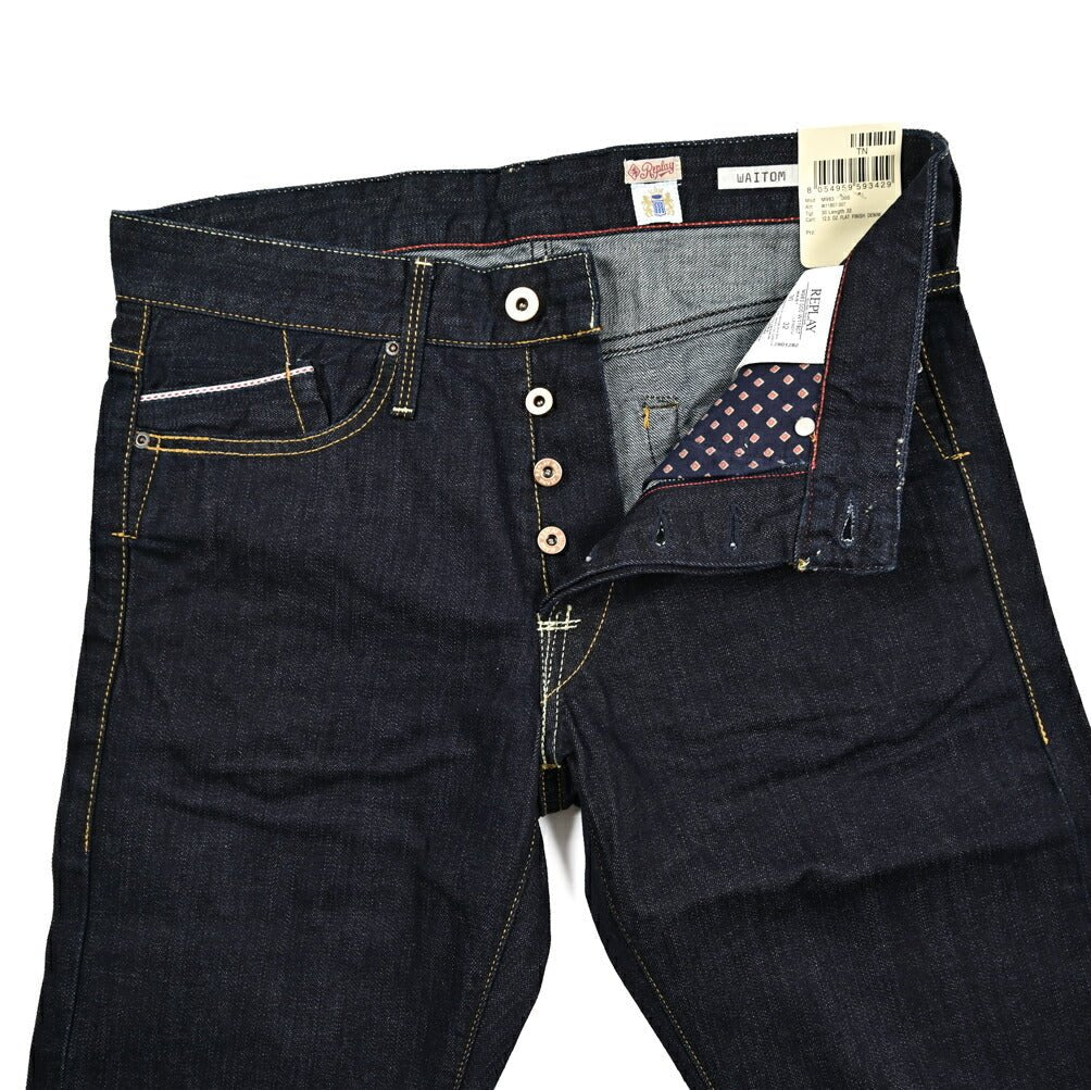 REPLAY WAITOM コットン100%デニム レギュラーフィットジーンズ / M983｜429141-W30-L32｜GUARDAROBA MILANO OFFICIAL STORE