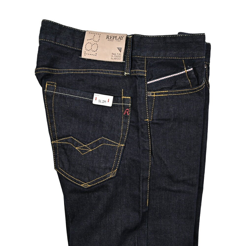 REPLAY WAITOM コットン100%デニム レギュラーフィットジーンズ / M983｜429141-W30-L32｜GUARDAROBA MILANO OFFICIAL STORE