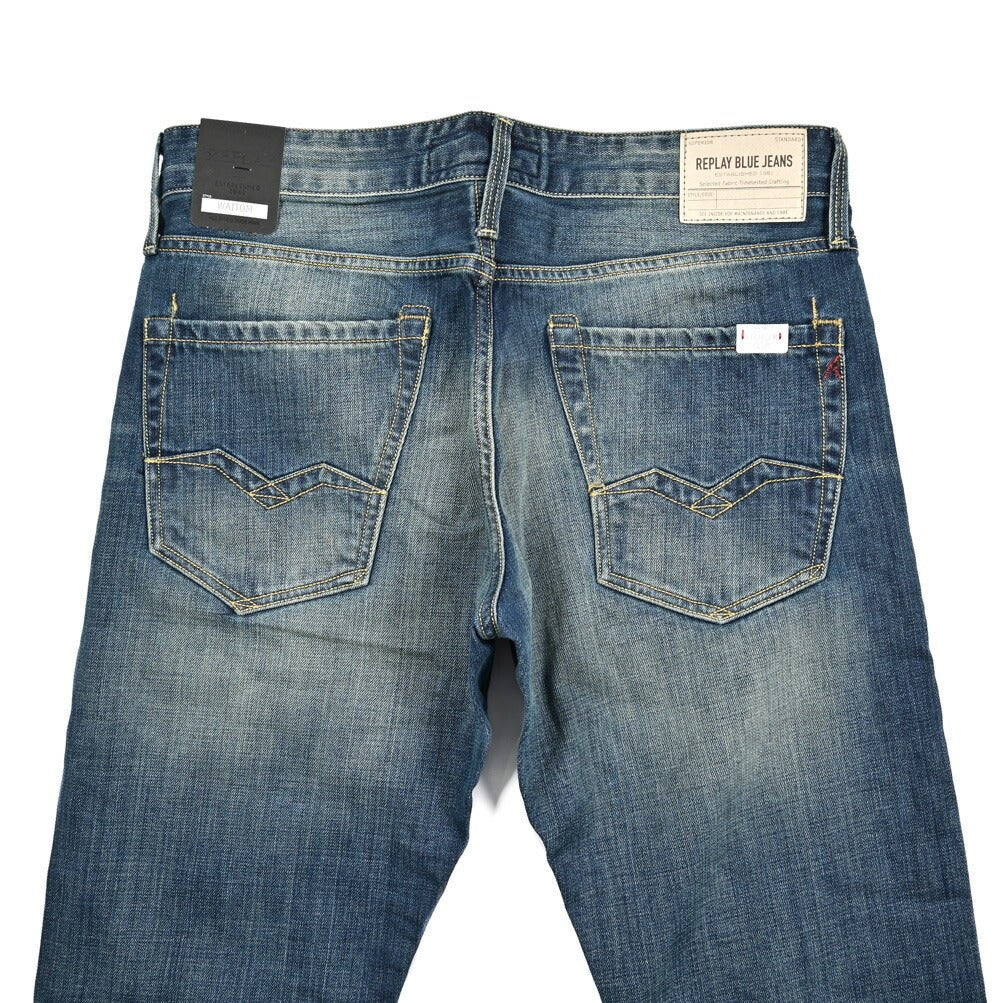 REPLAY WAITOM コットン100%デニム レギュラーフィットジーンズ / M983｜429151-W32-L34｜GUARDAROBA MILANO OFFICIAL STORE