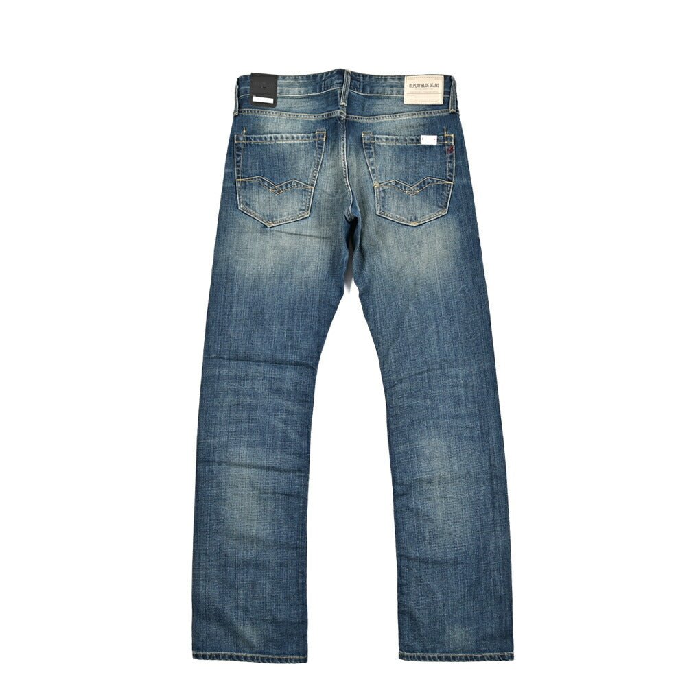 REPLAY WAITOM コットン100%デニム レギュラーフィットジーンズ / M983｜429151-W32-L34｜GUARDAROBA MILANO OFFICIAL STORE