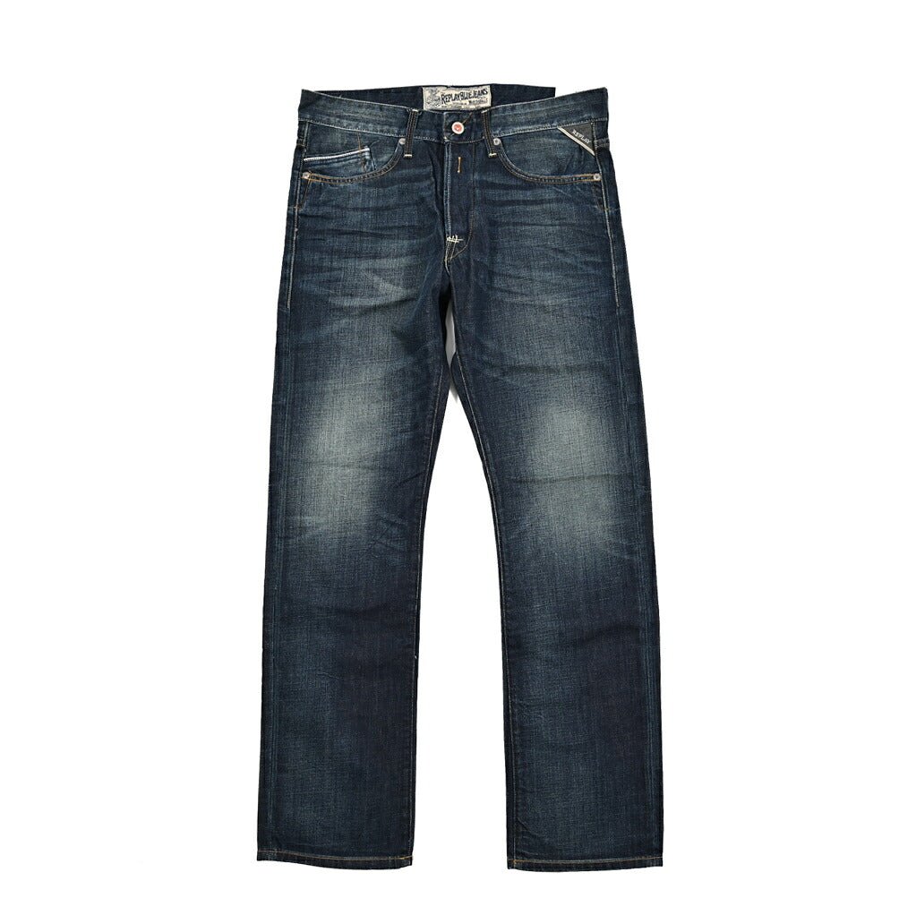 REPLAY WAITOM コットン100%デニム レギュラーフィットジーンズ / M983｜429273-W32-L32｜GUARDAROBA MILANO OFFICIAL STORE