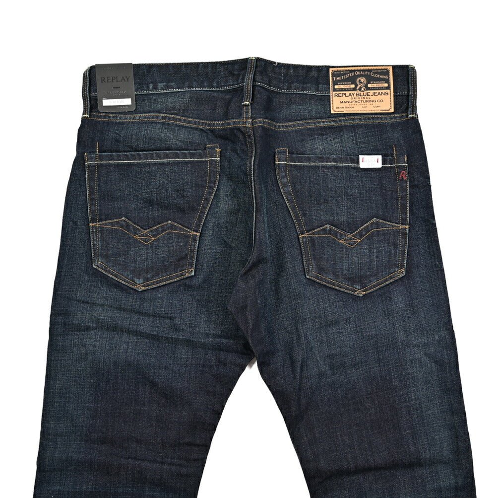 REPLAY WAITOM コットン100%デニム レギュラーフィットジーンズ / M983｜429319｜GUARDAROBA MILANO OFFICIAL STORE