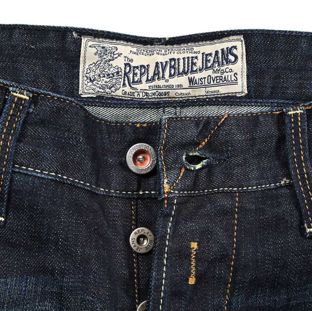 REPLAY WAITOM コットン100%デニム レギュラーフィットジーンズ / M983｜429319｜GUARDAROBA MILANO OFFICIAL STORE