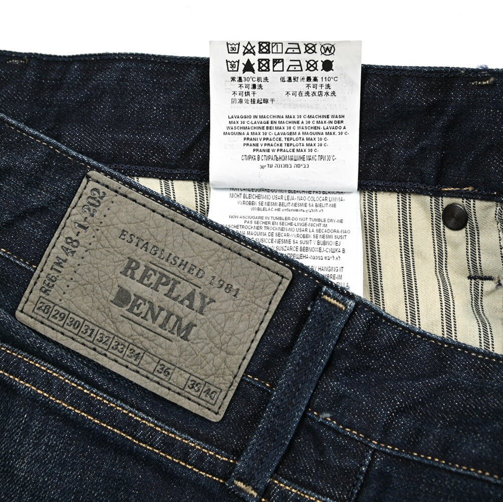REPLAY WAITOM コットン100%デニム レギュラージーンズ / M983｜429534-W30-L32｜GUARDAROBA MILANO OFFICIAL STORE