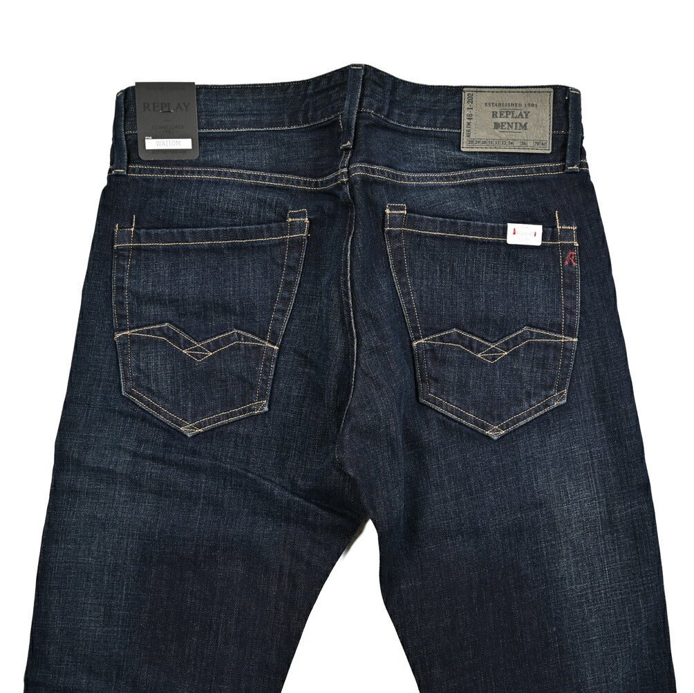REPLAY WAITOM コットン100%デニム レギュラージーンズ / M983｜429534-W30-L32｜GUARDAROBA MILANO OFFICIAL STORE