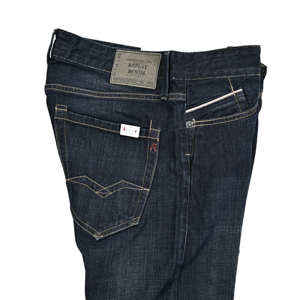 REPLAY WAITOM コットン100%デニム レギュラージーンズ / M983｜429534-W30-L32｜GUARDAROBA MILANO OFFICIAL STORE